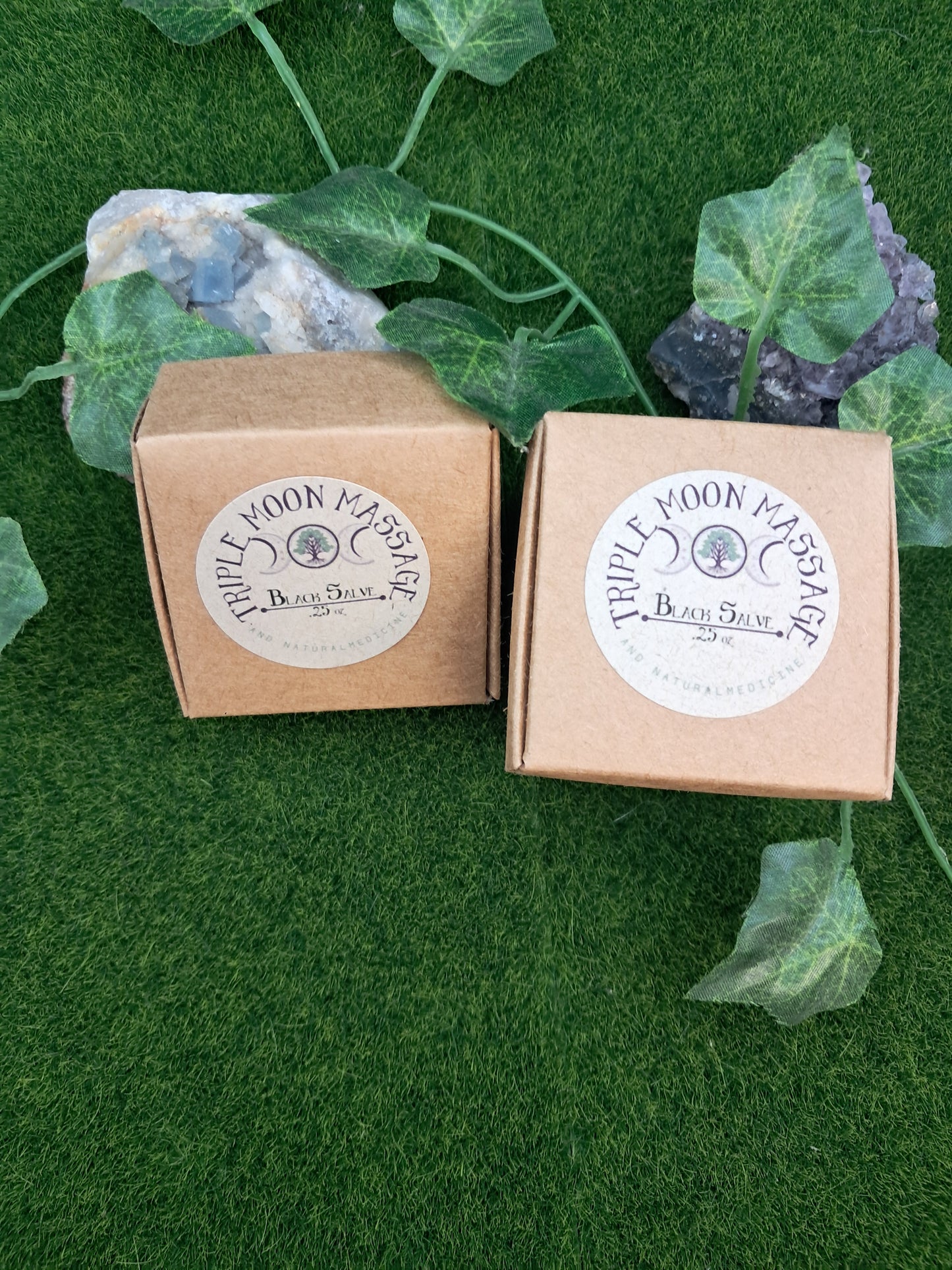 Black Salve Blood Root drawing salve - Triple Moon Massage LLC 