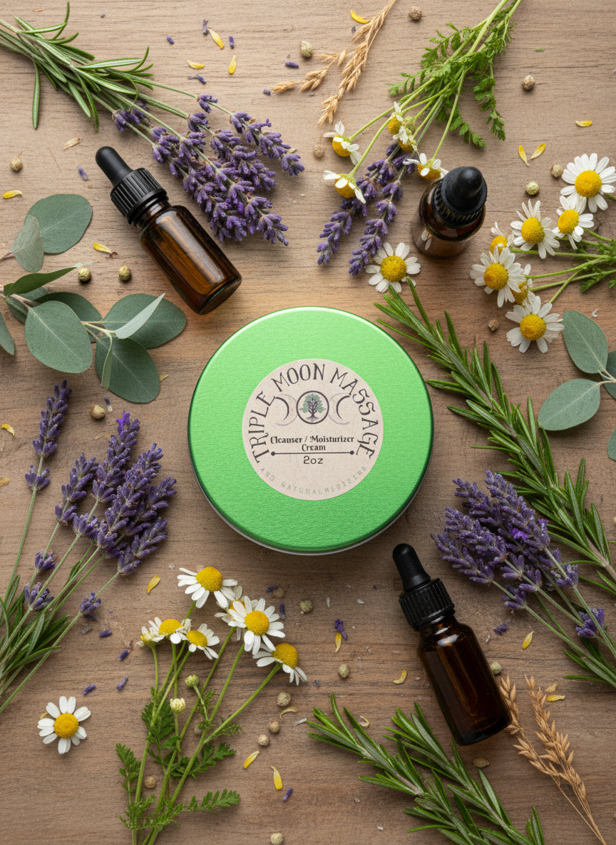 Green container with a label on a green background