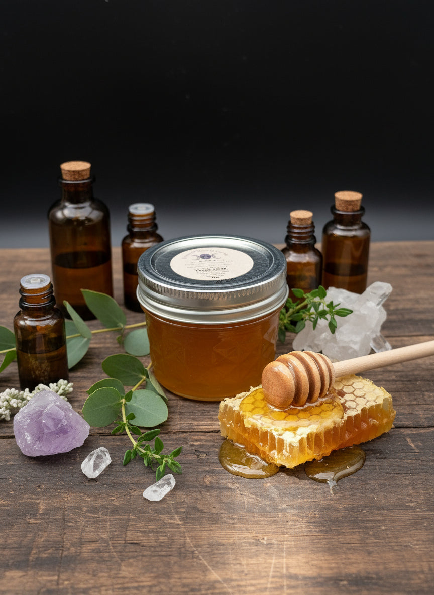Natural Cough Syrup – 4oz - Triple Moon Massage LLC 